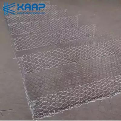 China Easily Assembled Hot Selling Welded Gabion Cage , Galvanized Woven Hexagonal Gabion for sale