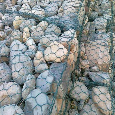 China KAAPGN Easily Assembled Hexagonal Galvanized Woven Anticorrosive Gabion Wall for sale