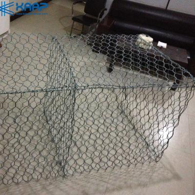 China Easily Assembled Galvanized High Quality Hexagonal Woven Gabion Cage for sale