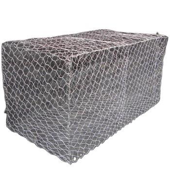 China Hot Dipped Galvanized Gabions Sale 2x1x1m 8x10cm Mesh Size Gabion Basket Gabion Box Price for sale