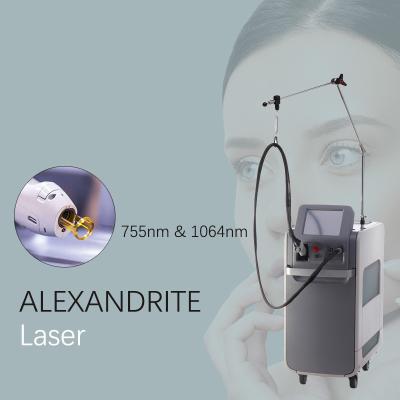 China Dye removal 755nm 1064nm alexandrite laser ND yag 1064nm laser hair removal beauty equipment with DCD for sale