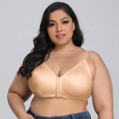 China Intiflower 419b Europe Size Comfort Bra Front Closure Women Quantity Plus Size 85f-38ddd Leisure High Full Coverage QUICK DRY Big Bra for sale