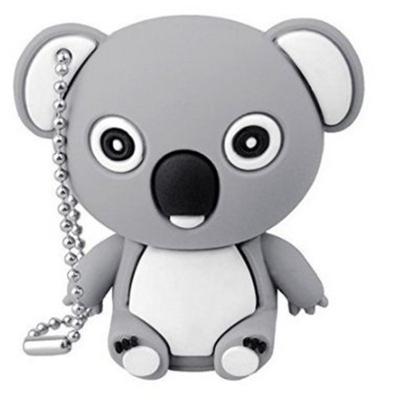 China Soft Logo Stick Pvc Rubber Mini Plastic Flash Drive Custom Usb OEM Customized Status Item Style Koala for sale