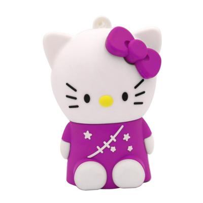 China Custom portable Hello Kitty power bank PVC power bank hellokity cat shape power bank for sale