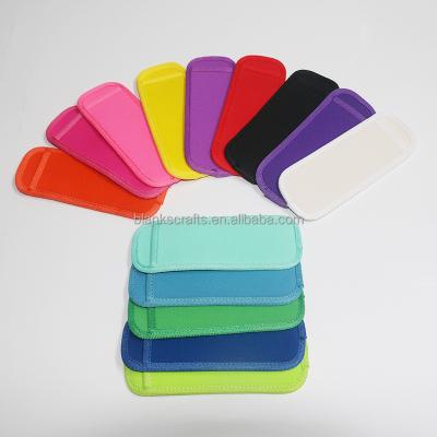 China High Quality Waterproof Empty Ice Pop Holder Neoprene Sublimation Ice Poles Icy Pole Holders For Kids for sale