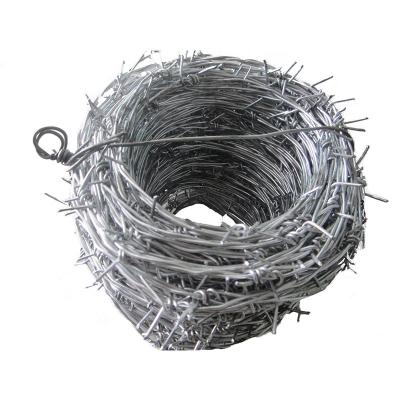 China Good Resistance Anti Effect Fence Barbed Iron Barbed Wire Stainless Steel Climbing Galvanized Iron Anti Theft Plastic Coated Thistle Barbed Rope for sale