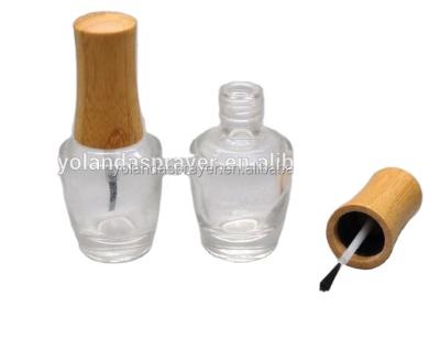 China New Design Non Refillable 15ml Dropper Nail Polish Dispensing Glass Bottle for sale