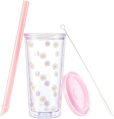 China Food grade sustainable material smoothie boba bubble tea cup reusable plastic bottle for fruit drink for sale