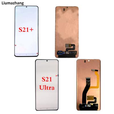 China For Original Galaxy M31 Mobile Phone LCDs For Samsung Galaxy S21 Plus S21 Show Ultra Touch Screen Assembly With Dots for sale