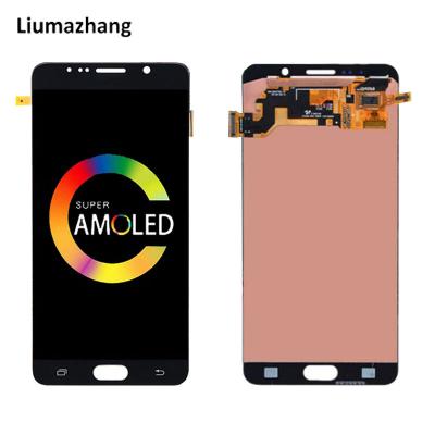 China For original galaxy note5 Super Amoled Mobile Phone LCD For Samsung Galaxy Note 5 N9200 N920A N920F Display Screen With Digitizer for sale