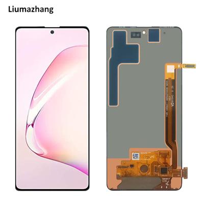 China For Original Galaxy Note10 Lite Super Amoled Mobile Phone LCD For Samsung Galaxy Note 10 Lite N9770 N977U N977B Display Screen With Digitizer for sale