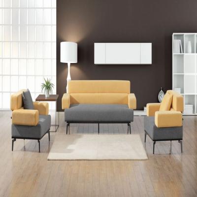 China 2022 New Hot Sales Apartment Waiting Room Factory Modular Casual Metal Legs Water Proof Fabric Executive Office Sofa for sale