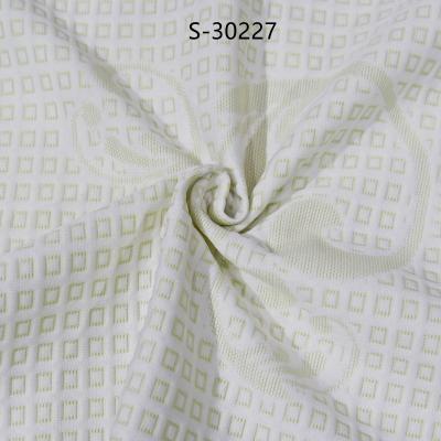 China Waterproof Royal Thailand Style Polyester Latex Pillow Knitted Mattress Ticking Fabric for sale