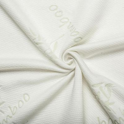 China Sustainable hot sale 35% bamboo fiber 65% knitted jacquard border ticking fabric for sale