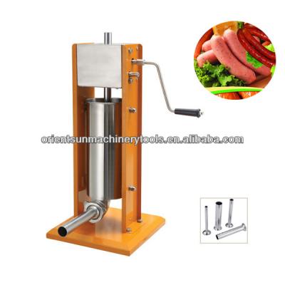 China Hot Sale Stainless Steel Manual Vertical Commercial Sausage Stuffer 3L for sale