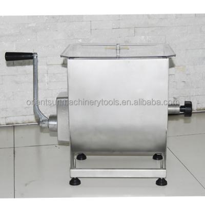 China 20 lbs stainless steel or 44LBS manual or electric paddle meat mixer for sale