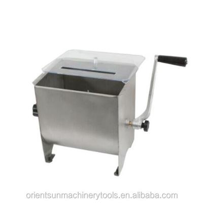 China Restaurant 20LBS Hand Stainless Steel Sausage Used Meat Mixer for sale