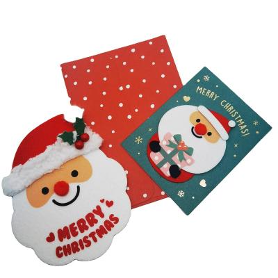 China Wholesale Europe Factory Birthday Holiday Christmas Greeting Gift Certificate For Holiday Party Decorations Home Christmas Card for sale