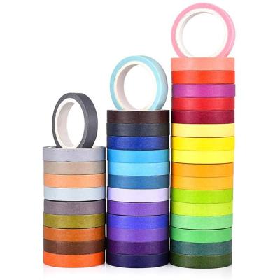 China Waterproof 4m*10mm Wide Tape Set Kids Classrooms Decorative Party Scrapbook To Craft Tape DIY Designs Wrap Tapes for sale