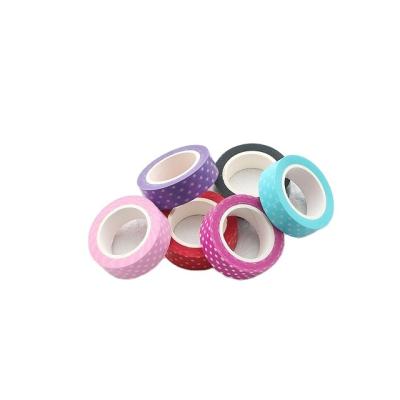 China Waterproof Simple Solid Color Office Stationery Decoration Diary Printing Washi Tape for sale