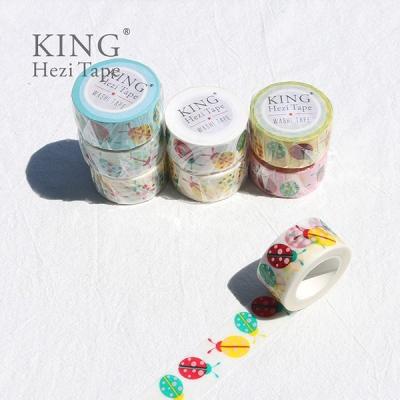 China Wholesale Cute Waterproof Kawaii Washi Foil Masking Paper and Japanese Washi Tape Custom Printed Tape for sale