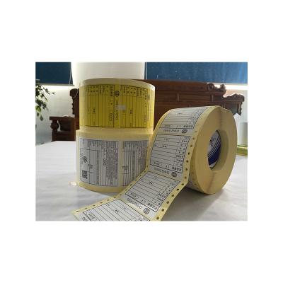 China Custom Barcode Stickers Printing Qr Code Adhesive Label Waterproof With Cheap High Quality Label for sale