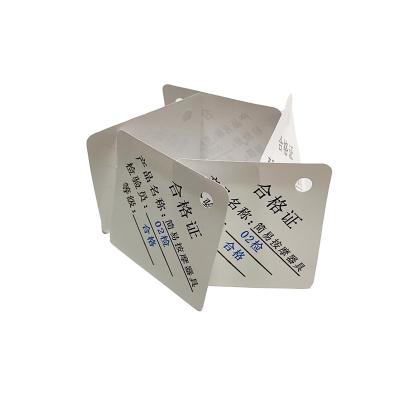 China Nontoxic Custom Paper Hang Tag , Custom Apparel Price Tag And Hanging Plate Printing for sale