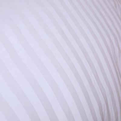 China 3CM Striped Hotel Sateen Anti-Static Cotton Bed Sheet Fabric for sale