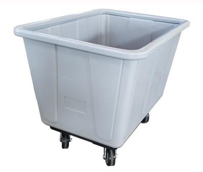 China Low Plastic Hotel Hotel Canvas Laundry Cart for sale