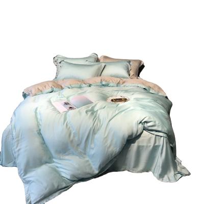 China 300TC / 400 TC 60s 80s antistatic silky soft lenzing tencel fabric bedding set for sale