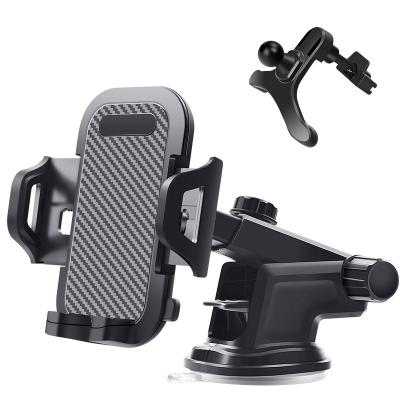 China Hot Selling Waterproof 2 in 1 Universal Car Dashboard Cradle Holder Phone Air Vent Car Shower Mount Waterproof Cell Phone Holder for sale