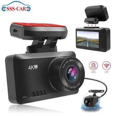 China 2022 Best Quality Waterproof Zimtop 4K WiFi GPS Car DVR Black Box Night Vision Super Rearview Mirror Driving Recorder Dash Cam Car Camera for sale