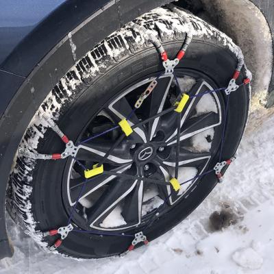 China BOHU HARDENED STEEL snow chains for car galvanized car tire snow chain alloy steel emergency snow chains for sale