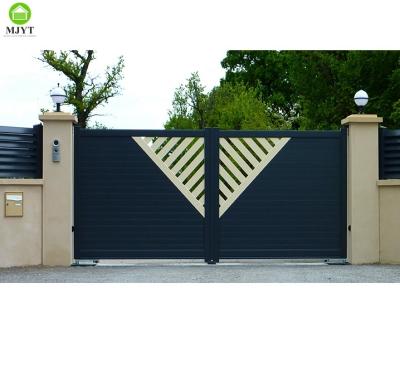 China Modern Decorative Aluminium Industrial Metal Driveway Gate, Nice Looking Swing Gate Aluminum, Easy Aluminum Gates for sale