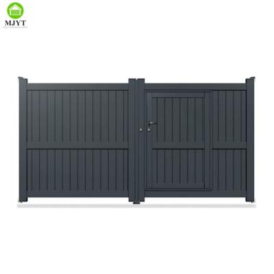 China Modern aluminum alloy automated swing electric sliding gate Garden Gate garden supplies for sale