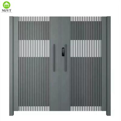 China Modern Decorative Aluminium Industrial Metal Driveway Gate, Nice Looking Swing Gate Aluminum, Easy Aluminum Gates for sale