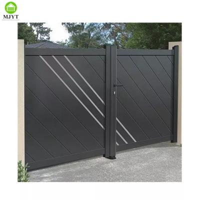 China Modern Main gate design home/ aluminum farm gates Double Swing Gate for sale