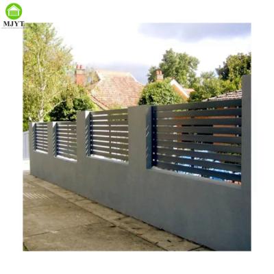 China Easily Assembled High Quality Custom Black Horizontal Fence Low Height Canada Security Privacy Aluminum Fence Panels For Homes for sale