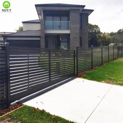 China Easily Assembled Quick And Easy To Install Modern 8ft fencing Privacy Garden Artificial Metal Fence Panels For Backyard DIY for sale