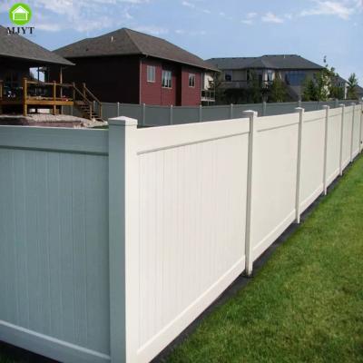 China Easily Assembled High Volumum PVC Privacy Plastic Vinyl White Fences 6x8 Fence Panels for sale