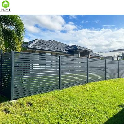 China Easily Assembled Garden Security Powder Coated Aluminum Fencing Aluminum Palisades Fencing Aluminum Palisades Fencing for sale