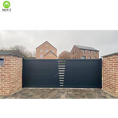 China Easily Assembled High Quality Aluminum Sliding Gate, Factory Supply Driveway Sliding Gates, Electric Automatic Gates Sliding Driveway Gate for sale