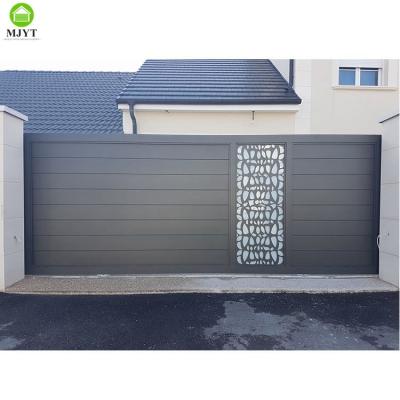 China Easily Assembled quality fabrication aluminum front gates for home for sale