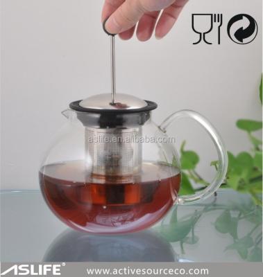 China Viable Hot New Products For Popular Wholesale Heat Resistant Glass Teapot Borosilicate Glassware 2015 Turkish Tea Maker for sale