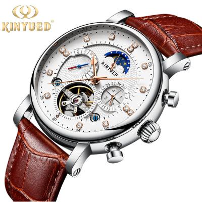 China 2019 Chinese Mechanical Watch Logo Men Watch Automatic Mechanical Movement Custom Day/Date Wrist Watch KINYUED for sale