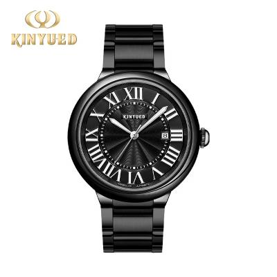 China Stainless Steel Automatic Luxury Sports Date KINYUED Men's Wrist Wristwatches Quartz Mechanical Watches for sale