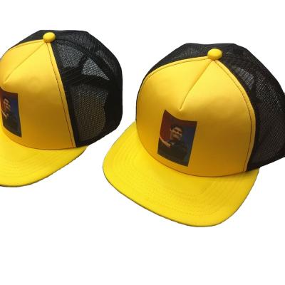 China JOINT custom logo embroidery hat own design pattern printing trucker hat for sale