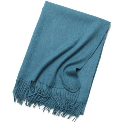 China Wholesale High Quality Warm Wear Solid Color Scarves And Wool Customized Scarf For Women Female Covering Shawl for sale