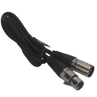 China Camera Factory Supply Cannon DMX Lead 3 Pin Male To Female 3 Pin Microphone Extension Cable for sale