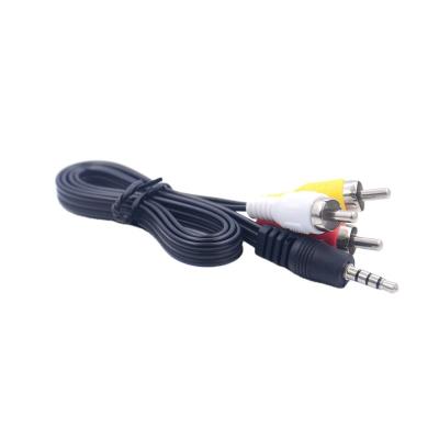 China Best Price Camera 3.5mm To Audio Video 3RCA Cable With Super Quality Bare Copper for sale